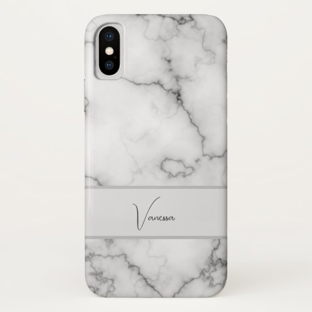 Capa Para iPhone, Case-Mate Personalização do padrão Marble (Verso)