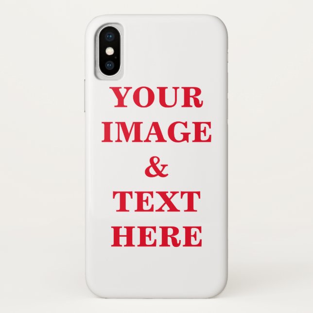 Capa Para iPhone, Case-Mate Personalizado Personalizado Sua Própria Fotografia (Verso)