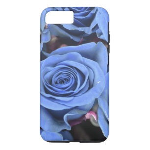 Capa iPhone 8 Plus/7 Plus Personalizar Rosas Azuis Personalizados