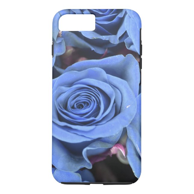 Capa Para iPhone, Case-Mate Personalizar Rosas Azuis Personalizados (Verso)