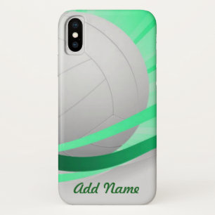Capa Para iPhone Da Case-Mate Personalizar Verde de Voleibol