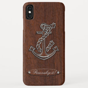 Capa Para iPhone XS Max Personalize! Anchor Náutico Molhado