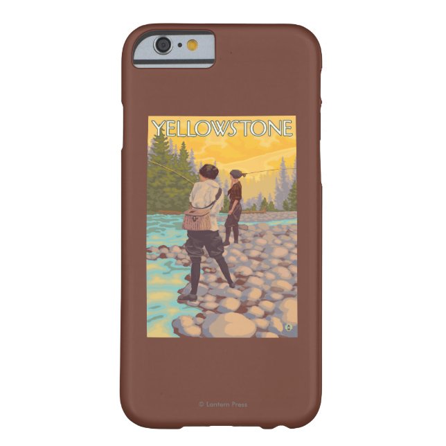 Capa Para iPhone, Case-Mate Pesca com mosca das mulheres - parque nacional de (Verso)