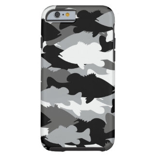 Capa Tough Para iPhone 6 Pesca da perda Camo preto