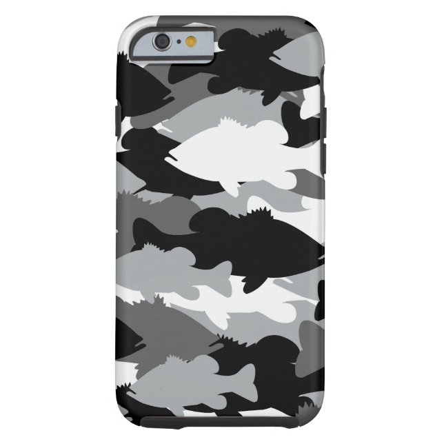 Capa Para iPhone, Case-Mate Pesca da perda Camo preto (Verso)