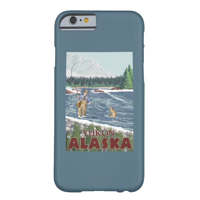 Capa Para iPhone, Case-Mate Pescador da mosca - Yukon, Alaska (Verso)