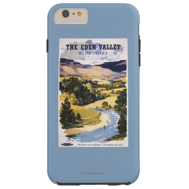 Capa Para iPhone, Case-Mate Pescador no vale de Eden (Verso)