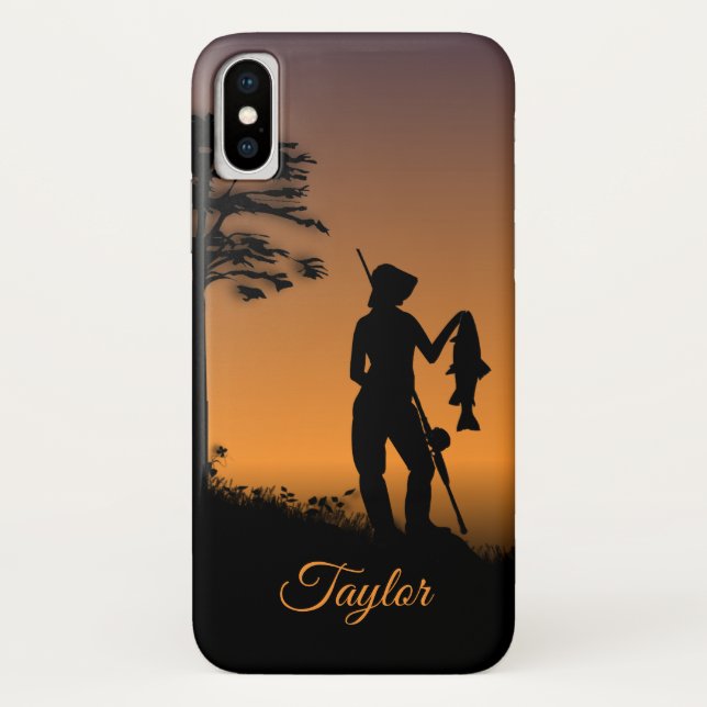 Capa Para iPhone, Case-Mate Pescadora Personalizado Texto (Verso)