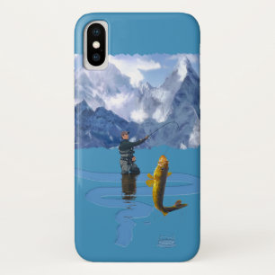 Capa Para iPhone X Pescadores e Artes que pescam ao ar livre Design 2