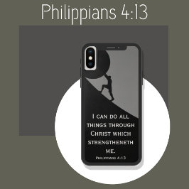 Capa Para iPhone Da Case-Mate Philippians 4:13 Bíblia Verse Giant Stone Case-Mat
