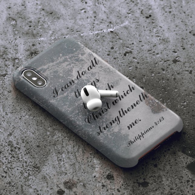 Capa Para iPhone, Case-Mate Philippians 4:13 Bíblia Verse Maiestoso Oceano - (Criador carregado)