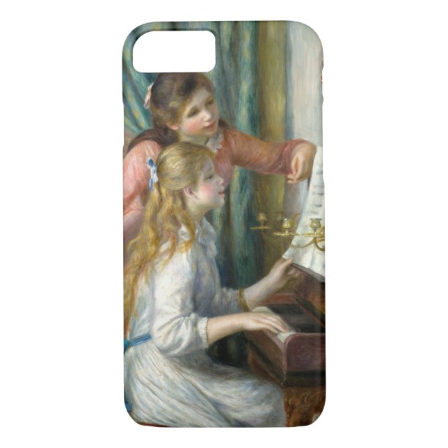 Capa Para iPhone, Case-Mate Pierre Renoir - Jovens Meninas no Piano (Verso)