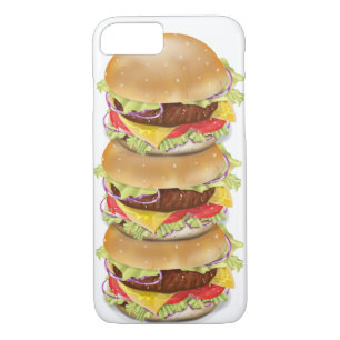 Capa Para iPhone Da Case-Mate Pilha de hambúrgueres ou cheeseburgers