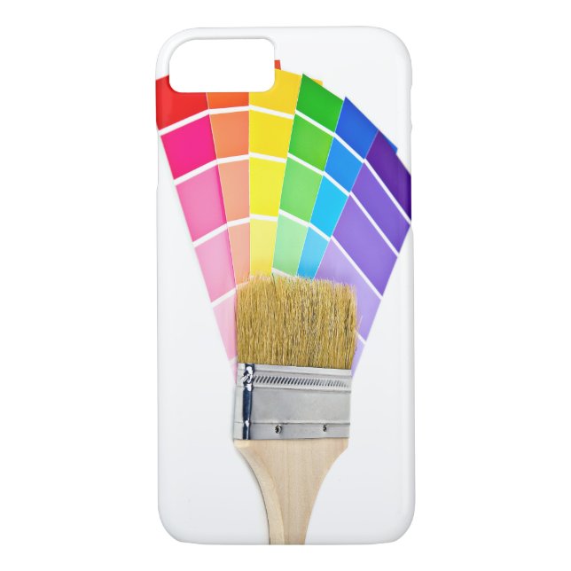Capa Para iPhone, Case-Mate pincel de tinta com cores (Verso)