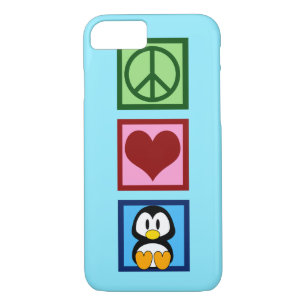 Capa iPhone 8/ 7 Pinguim azul
