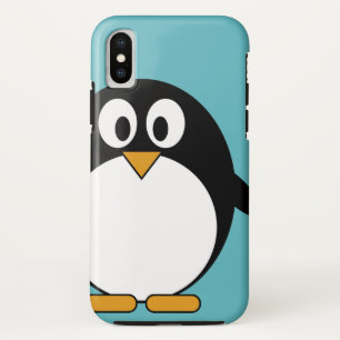 Capa Para iPhone XS Pinguim bonito dos desenhos animados