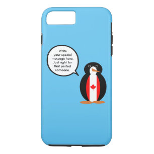 Capa Para iPhone Da Case-Mate Pinguim Falante Canadense Personalizado