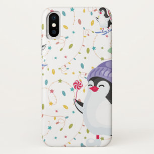 Capa Para iPhone X Pinguim Folly