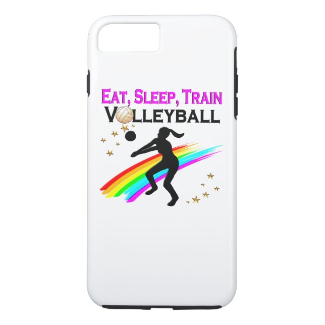 CAPA PARA iPhone, Case-Mate  PINK COME, DORMIR, TREINAR VOLLEYBALL (Verso)