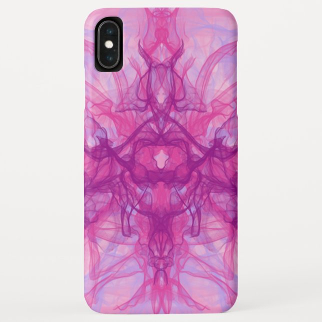 Capa Para iPhone, Case-Mate PINK SMOKE - Arte Fractal Moderna e abstrato - (Verso)