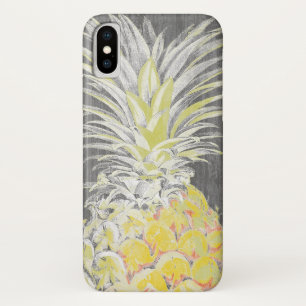 Capa Para iPhone X Pinneanás amarelo tropical