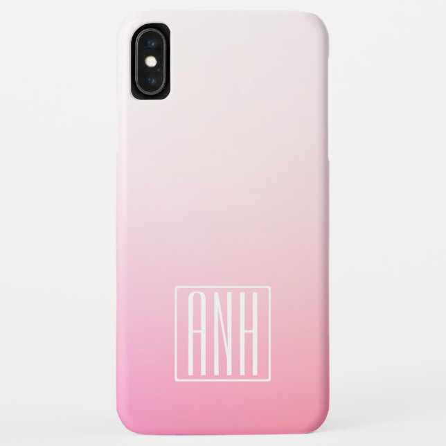 Capa Para iPhone, Case-Mate Pinos em Desvanecimento Gradação de Mão e Suas Ini (Verso)
