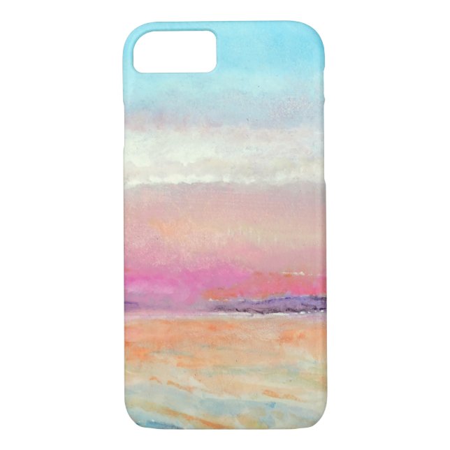 Capa Para iPhone, Case-Mate Pinos suaves e Blues pintados por sunset (Verso)