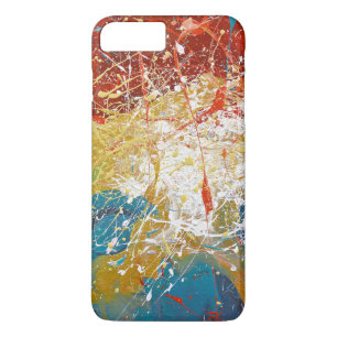 Capa iPhone 8 Plus/7 Plus Pinte o fundo do respingo