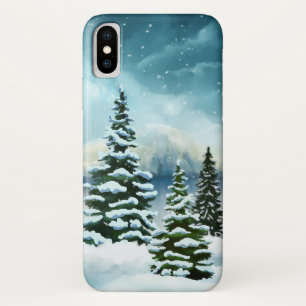 Capa Para iPhone Da Case-Mate Pintor Cênico Winter Wonderland Watercolor