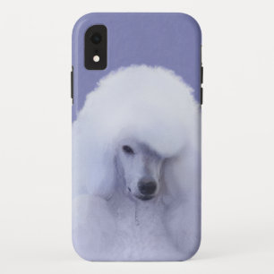 Capa Para iPhone Da Case-Mate Pintura Branca de Poodle Padrão - Arte Cão Origi