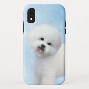 Capa Para iPhone Da Case-Mate Pintura de Bichon Frise - Arte de Cachorro Origina
