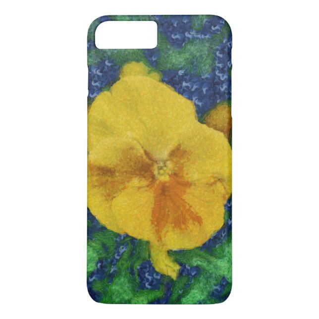Capa Para iPhone, Case-Mate Pintura de flor amarela (Verso)