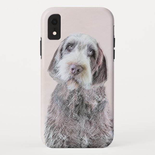 Capa Para iPhone, Case-Mate Pintura de Griffon por Cabeireiros - Arte Canina (Verso)