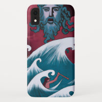 Pintura do óleo de Crimson Neptune