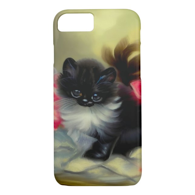 Capa Para iPhone, Case-Mate Pintura em branco e preto (Verso)