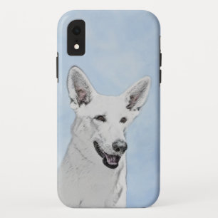 Capa Para iPhone Da Case-Mate Pintura em Pastor Branco - Arte Cão Original Boni