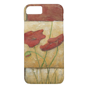 Capa iPhone 8/ 7 Pintura Floral com Traços Visíveis do Pincel