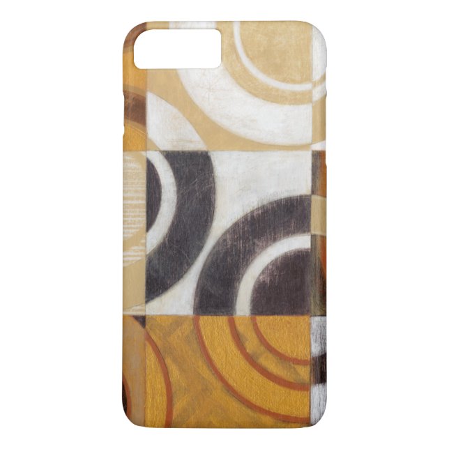Capa Para iPhone, Case-Mate Pintura moderna com Padrões circulares (Verso)
