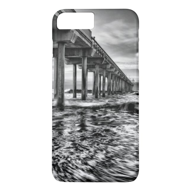 Capa Para iPhone, Case-Mate Pio B&W ao amanhecer, Califórnia (Verso)