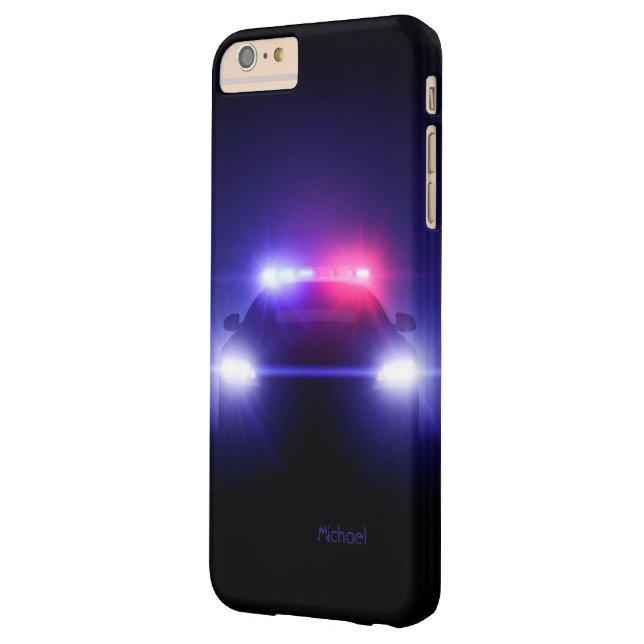 Capa Para iPhone, Case-Mate Piscar completo das luzes do carro de polícia da (Verso Esquerda)