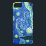 Capa iPhone 8/ 7 PixDezines Van Gogh Starry Night/Rua. Remy<br><div class="desc">A famosa pintura de Van Gogh, "A Noite Estrelada." Pintado durante sua estadia no asilo Remy Santo na década de 1880, van Gogh retratou as colinas rolantes e árvores ciprestes que viu de sua janela. Melhorado digitalmente pela PixDezines. Copyright © 2008-2016 PixDezines.com™ e PixDezines™ em zazzle.com. Todos os direitos reservados....</div>