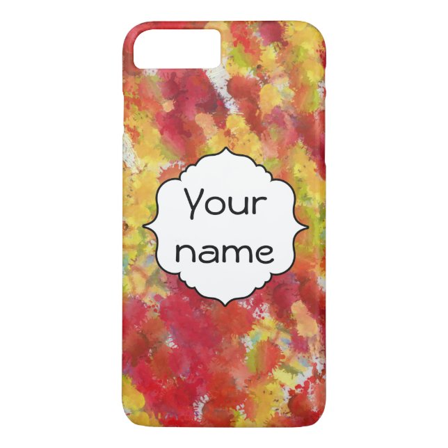 Capa Para iPhone, Case-Mate Placas vermelhas amarelas (Verso)
