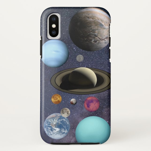 Capa Para iPhone, Case-Mate Planetas do sistema solar (Verso)