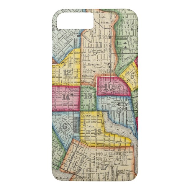 Capa Para iPhone, Case-Mate Plano de Baltimore (Verso)