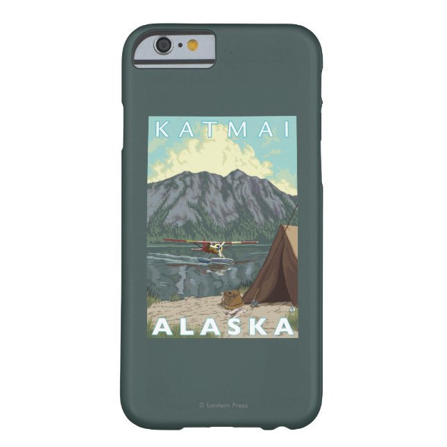 Capa Para iPhone, Case-Mate Plano de Bush & pesca - Katmai, Alaska (Verso)