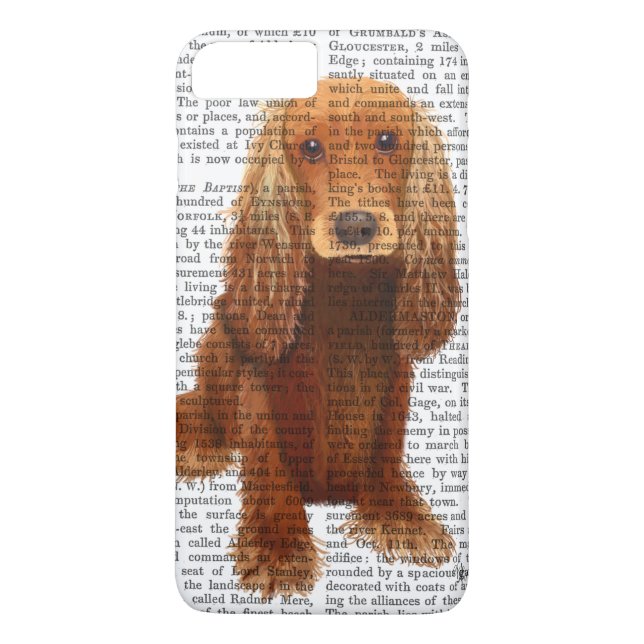 Capa Para iPhone, Case-Mate Planta de Cocker Spaniel (Verso)