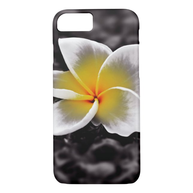 Capa Para iPhone, Case-Mate Plumeria Frangipani Hawaii Flower (Verso)