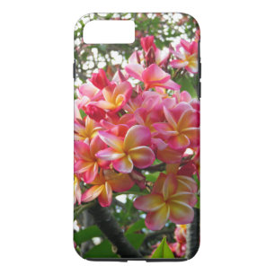 Capa iPhone 8 Plus/7 Plus Plumeria havaiana