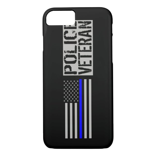 Capa Para iPhone, Case-Mate Polícia - veterano (Verso)