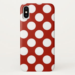 Capa Para iPhone Da Case-Mate Polkadot Vermelho e Branco